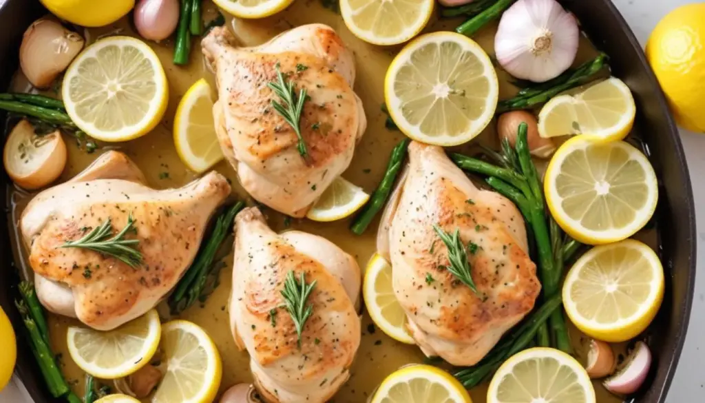 One-Pan Lemon Garlic Chicken