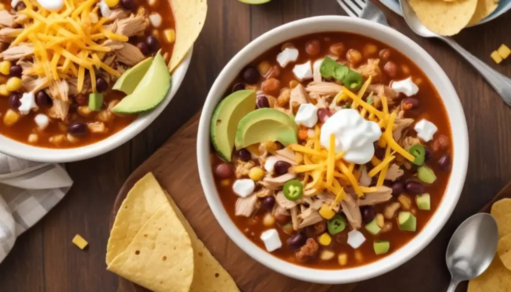 Slow Cooker Chicken Taco Soup